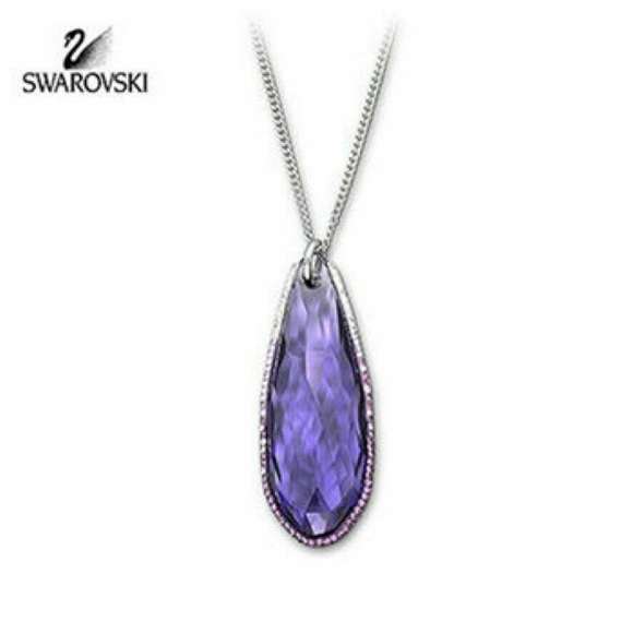 Swarovski Jewelry - Swarovski Purple Pure Purple Pendant Necklace